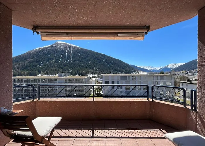 Wef 2027 Ferienwohnung, 3 Minuten Fussweg Zum Kongresshaus, Geeignet Fuer 2 Personen * 达沃斯