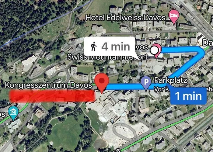 公寓 Wef 2027 Ferienwohnung, 3 Minuten Fussweg Zum Kongresshaus, Geeignet Fuer 2 Personen