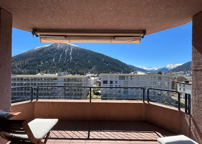 Wef 2027 Ferienwohnung, 3 Minuten Fussweg Zum Kongresshaus, Geeignet Fuer 2 Personen 公寓