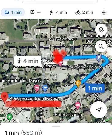 Appartement Wef 2027 Ferienwohnung, 3 Minuten Fussweg Zum Kongresshaus, Geeignet Fuer 2 Personen *